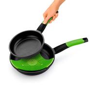 BRA Prior | Lot de 2 poêles à frire, 20–24 cm, fonte d'aluminium + 1 poêle à frire
