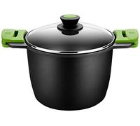 BRA Prior | Marmite 24 cm avec Couvercle, Fonte D'Aluminium, avec Ainadhésif Innovations sans PFOA, avec Anses en Silicone Démontables, Tous Feux Dont Induction