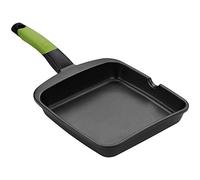 BRA Prior | Poêle Grill Lisse 28 cm en Fonte d’Aluminium avec Antiadhésif Innovations sans PFOA, Compatibles Tous Feux Dont Induction
