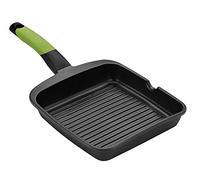 BRA Prior | Poêle Grill Ranurée en Fonte d’Aluminium | Compatibles Tous Feux Dont Induction, Antiadhésif Innovations sans PFOA