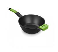 BRA Prior, Rond, Wok/Poêle à frire, Noir, Vert, Prior, Aluminium, 5,5 mm