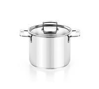BRA Signature | Faitout avec couvercle 16 cm, inox 18/10, sans antiadhésif, résistant à l'usure, triple fond full induction adapté à