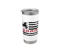 Braaap ! Vélo tout-terrain, motocross, course tout-terrain Gobelet isotherme en acier inoxydable double paroi