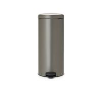 Brabantia 114441 New Icon Poubelle à Pédale Acier Inoxydable Gris 30 x 34 x 67,5 cm 30 L