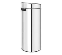 Brabantia 115325 Touch Bin Poubelle unie Acier Inoxydable/Plastique Brillant Acier 32 x 29,5 x 72 cm 30 L