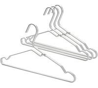 Brabantia - 118661 - Cintre pour Vêtements en Aluminium, Kit de 4, Argent