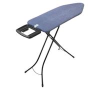 Brabantia Table à repasser C – 124 x 45 cm – Support centrale vapeur – Denim Black