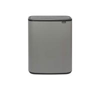 Brabantia - 223129 - Poubelle Bo Touch Bin, 60L, Mineral Concrete Grey