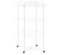 Brabantia 306303, Support de sol, Acier, Blanc, 23 m, 3 moitiés, 760 mm