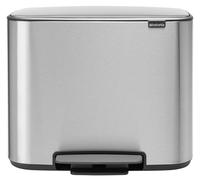 Brabantia Bo Poubelle à pédale 36 L acier mat FPP