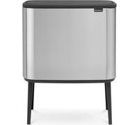 brabantia Bo Touch Bin 11+23 Litres - Matt Steel Fingerprint Proof