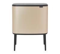 Brabantia Bo Touch Bin 11+23 litres Metallic Gold