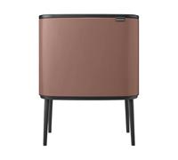 Brabantia Bo Touch Bin 11+23 litres Satin Taupe