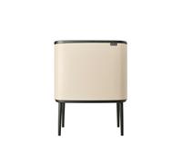 brabantia Bo Touch Bin 36 L avec Seau - Soft Beige
