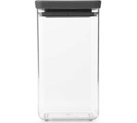 brabantia Bocal Carré, Tasty+ Dark Grey - 1,6 L