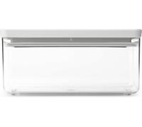 brabantia Bocal Carré, Tasty+ Light Grey - 1,5 L