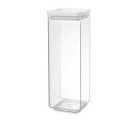 Brabantia Bocal de rangement carré TASTY+ 2.5 L Gris clair