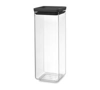 Brabantia Bocal de rangement carré TASTY+ 2.5 L Gris foncé
