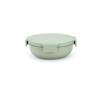 Brabantia - Boîte à Salade Make & Take 1.3L - Séparateur à Garnitures & Sauces - Fermeture Clic - Étanche - Fermeture Hermétique - Compatible Congélateur - Lavable au Lave-Vaisselle - Jade Green