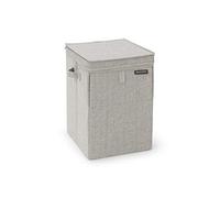 Brabantia - Boîtes à Linge - Empilables - Ouverture sur Le Devant et Le Dessus - Tri Efficace dans Un Petit Espace - Facile à Remplir et Vider - Gros Volume - Gris - 35 L