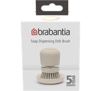 brabantia Brosse à Vaisselle avec Distributeur de Savon - Soft Beige