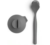 brabantia Brosse à Vaisselle avec Support Ventouse - Dark Grey