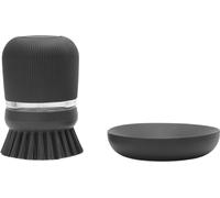 brabantia Brosse Distributrice de Liquide Vaisselle - Dark Grey