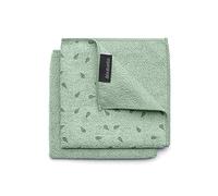 Brabantia - Chiffons de Nettoyage en Microfibre Sinkside - Éponge et Microfibre - Lavable en Machine - pour Nettoyer la Vaisselle, Les Comptoirs & Les Miroirs - Lot de 2 - Jade Green