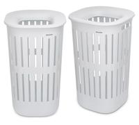 Brabantia Collect-It, 55 litres, forme ovale, plastique recy lanc, blanc, fabriqué en Belgique