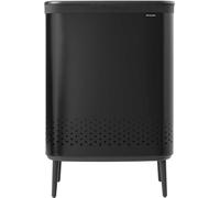 brabantia Corbeille à Linge Bo Hi, 2 x 45 L - Noir mat