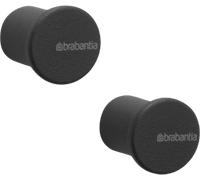 brabantia Crochet Porte-serviettes - MindSet, 2 pcs - Mineral Infinite Grey