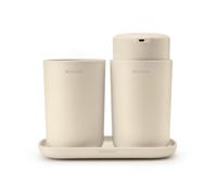 brabantia Ensemble d'Accessoires pour la Salle de Bain - Soft Beige