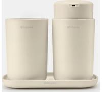 brabantia Ensemble d'Accessoires pour la Salle de Bain - Soft Beige