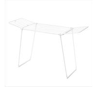 Brabantia Étendoir à Linge HangOn Too, 18 mètres (Blanc) - Séchoir à Linge Large capacité pour Une Charge complète de Machine - Étendoir Pliable ne nécessitant Pas de Pince à Linge