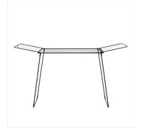 Brabantia Étendoir à Linge HangOn Too, 22 mètres (Noir Mat) - Séchoir à Linge Large capacité pour Une Charge complète de Machine - Étendoir Pliable ne nécessitant Pas de Pince à Linge