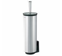 Brabantia Garniture de WC & brosse, brosse de toilettes, brosse de toilettes De Luxe, acier inoxydable, 427169