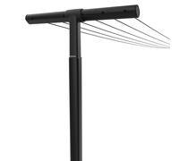brabantia Corde à Linge HangOut avec Poteaux, 50 m - Black