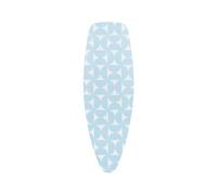 Brabantia - Housse de Table à Repasser D - 135 x 45 cm - Ensemble Complet Housse 100% Coton - pour Fers à Repasser Ordinaires et à Vapeur - avec Cordon de Serrage & Système d'Étirement - Fresh Breeze