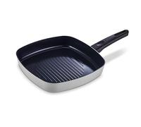 Brabantia INDU+ Poêle Gril 26 x 26 cm - Tous Feux dont Induction - Revêtement Céramique sans PFAS - Aluminium Recyclé