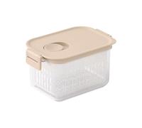 Brabantia Keep Fresh Récipient pour réfrigérateur 900 ml avec panier intérieur et design à flux d'air, adapté au stockage des fruits et des baies au réfrigérateur