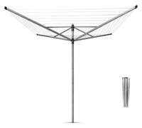 Brabantia Lift-O-Matic, étendoir à linge à fixer, métal, 40 mètres, 108 mm, 108 mm, 1990 mm