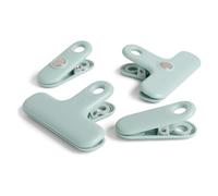 Brabantia Lot de 4 clips de fermeture magnétiques avec deux tailles, conçus pour refermer les sacs d'épicerie et pour une conservation sur les réfrigérateurs ou les surfaces magnétiques
