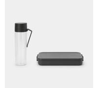 Brabantia Make & Take Ensemble Boîte Repas 1100 L Plastique Gris, Transparent 2 Pièces Gris