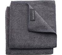 Brabantia Microfiber Torchon (Lot de 2), Gris Foncé, 30 x 30 x 0,5 cm