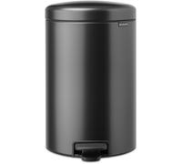 Brabantia NewIcon poubelle 20 l noir-gris 233500