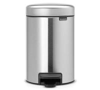 Brabantia Poubelle à pédale Newicon 3 L – acier mat