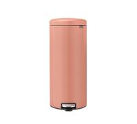 Brabantia NewIcon Poubelle à Pédale, 30 litres, Fermeture douce, Seau en Plastique - Warm Copper