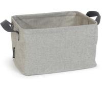 Brabantia - Panier à linge pliable - 35 L - Gris - Se plie à plat, poignées souples