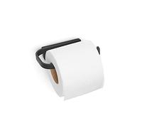 Brabantia - Porte-Rouleau de Papier Toilette Mindset - Convient à Tous Les Formats de Rouleaux Ordinaires - Montage Mural - Accessoire de Salle de Bains - Infinite Grey - 4,2 x 8,6 x 14 cm