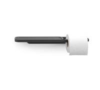 Brabantia Porte rouleau papier toilette avec étagère MindSet Mineral Infinite Grey